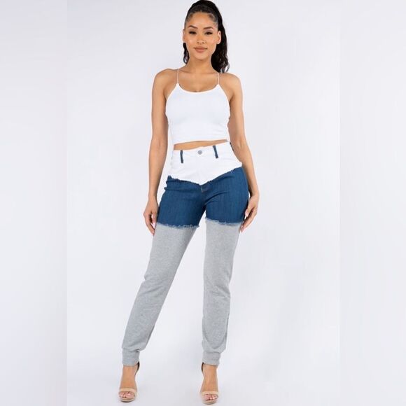 096. MIX IT UP PANTS - Picture 1 of 5